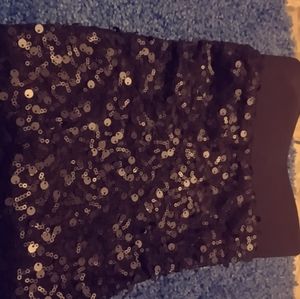 Sequence black pants cuffed ankles